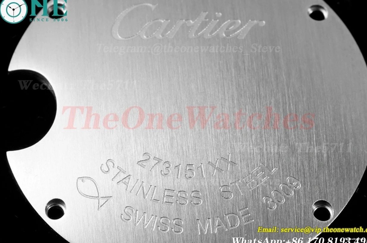 SS Cartier White AF De Bleu Dial SS Ballon 28mm Quartz 0227